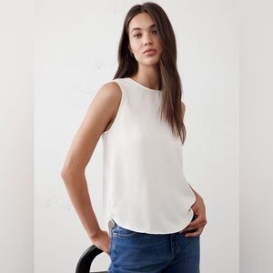 Banana Republic Factory Shell Tank in Snow Day